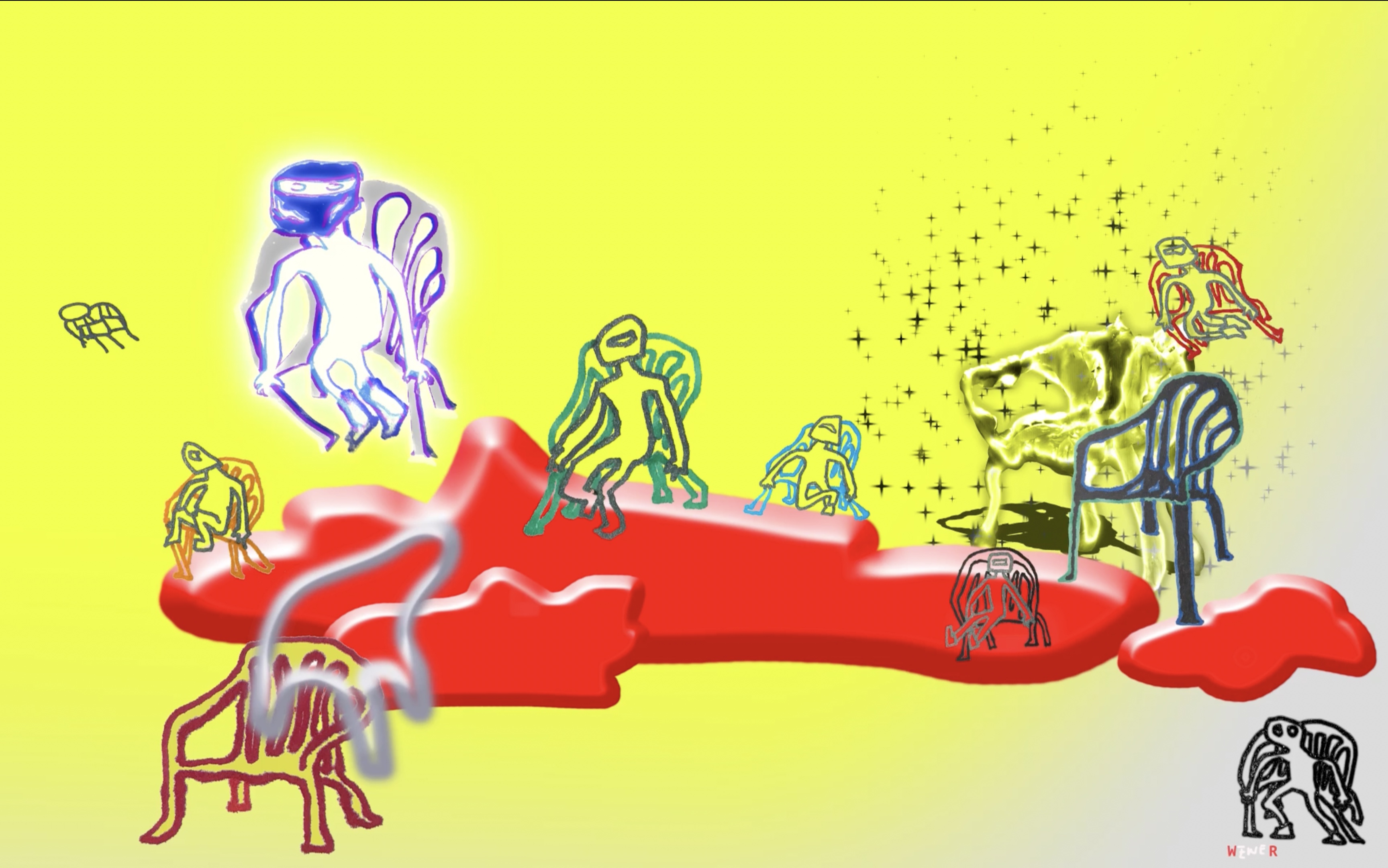 FLIGHT OF THE PLASTIC CHAIR