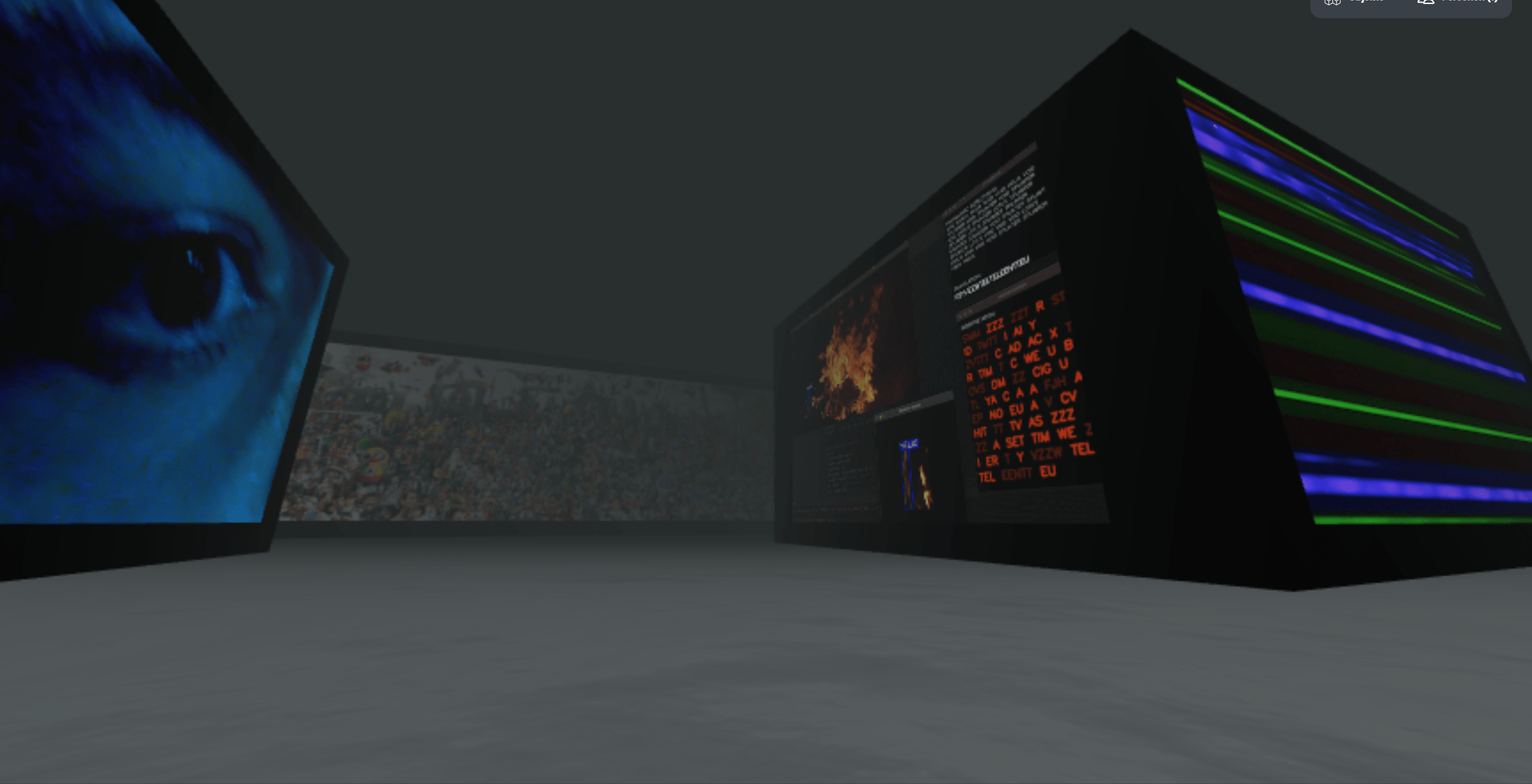 Exhibition view, XOR pavilion, TheWrongBiennale, 2023