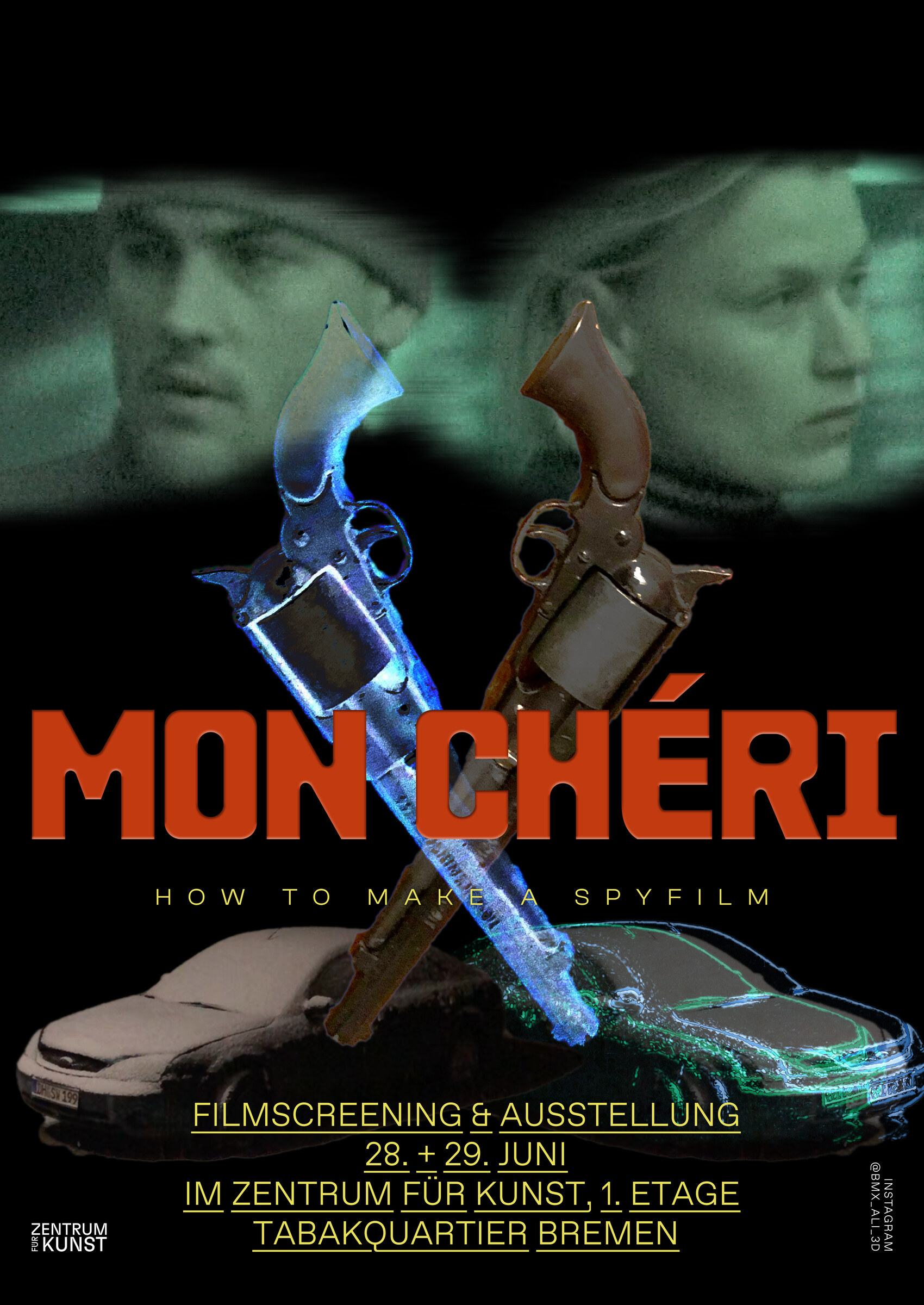 MON CHÉRI exhibition poster